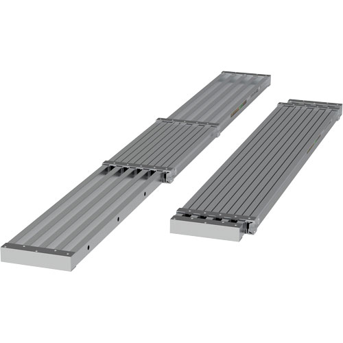 Planche de travail t&eacute;lescopique, 108" la x 12" pr, Capacit&eacute; de 250 lb, D&eacute;mont&eacute; Dufferin Supply