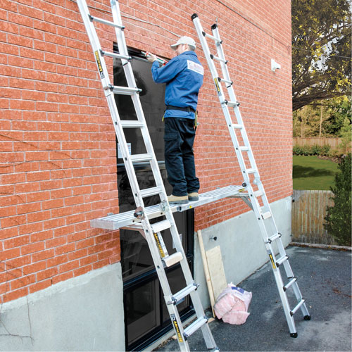 Planche de travail t&eacute;lescopique, 156" la x 12" pr, Capacit&eacute; de 250 lb, D&eacute;mont&eacute; Dufferin Supply
