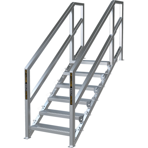 Syst&egrave;me d'escalier modulaire pour la construction de 6-10 marches SmartStairs, 75" ha Dufferin Supply