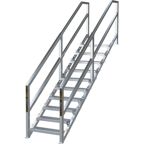 Syst&egrave;me d'escalier modulaire pour la construction de 6-10 marches SmartStairs, 75" ha Dufferin Supply