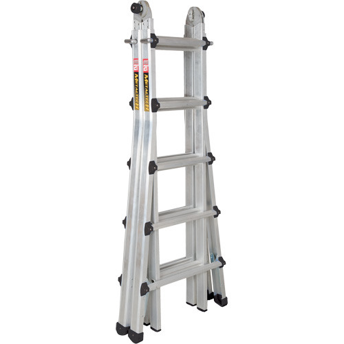 Telescoping Multi-Position Ladder, Aluminum, 300 lbs., CSA Grade 1A Dufferin Supply