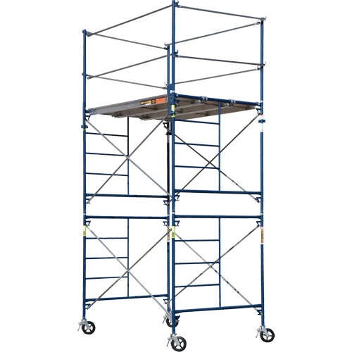 Complete Scaffold Tower with Casters, 69-1/2" D x 178" H Dufferin Supply