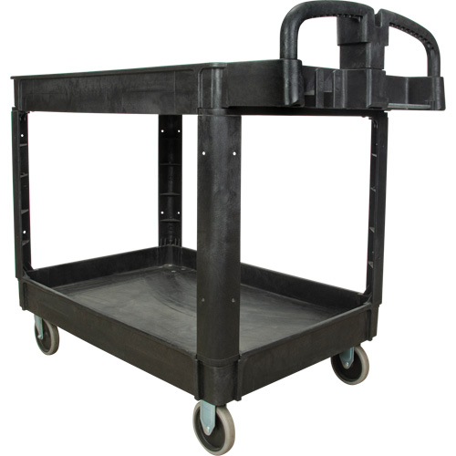 Chariot utilitaire, 2 tiers, 25-5/8" x 33-1/2" x 43-3/4", Capacit&eacute; 550 lb Dufferin Supply