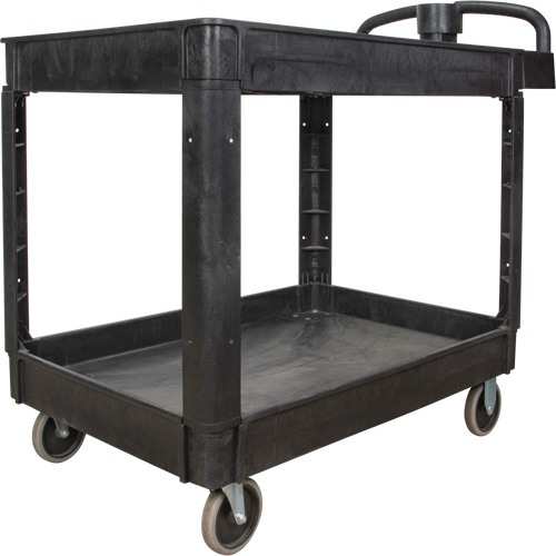 Chariot utilitaire, 2 tiers, 25-5/8" x 33-1/2" x 43-3/4", Capacit&eacute; 550 lb Dufferin Supply