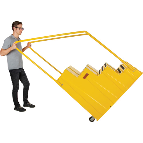 Industrial Step Stool, 4 Steps, 44" x 22-1/4" x 65-1/8" High Dufferin Supply