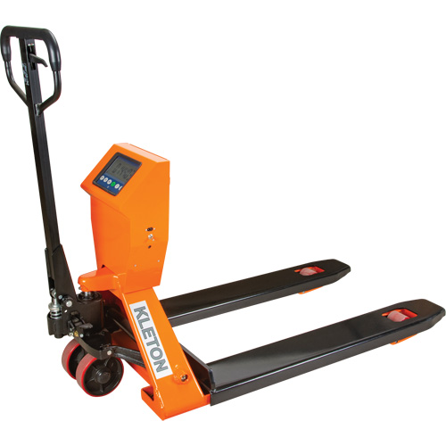 Digital Scale Pallet Truck, 44.5" L x 27.75" W, 4400 lbs. Cap. Dufferin Supply