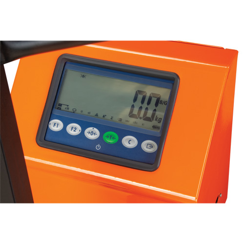 Digital Scale Pallet Truck, 44.5" L x 27.75" W, 4400 lbs. Cap. Dufferin Supply