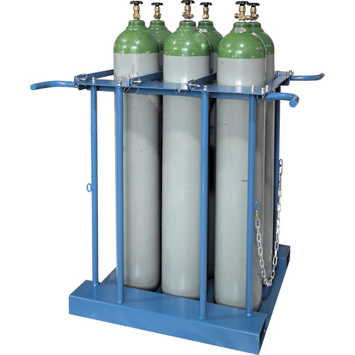 Support de rangement pour 6 cylindres pour chariot &eacute;l&eacute;vateur Dufferin Supply