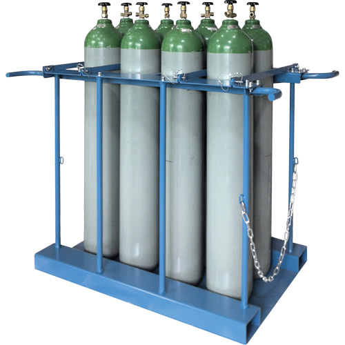Support de rangement pour 8 cylindres pour chariot &eacute;l&eacute;vateur Dufferin Supply