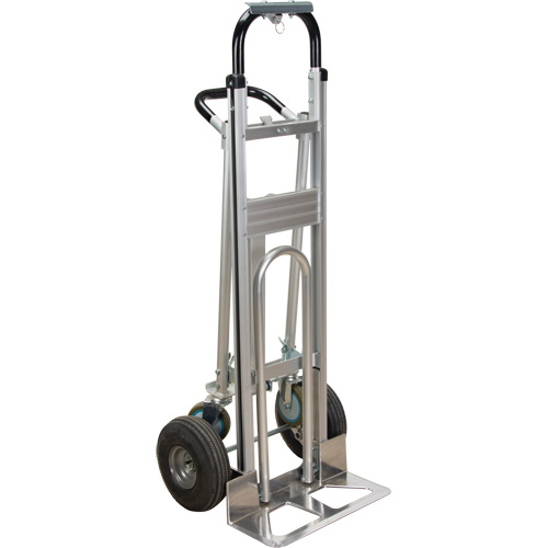 3-in-1 Convertible Hand Truck, Aluminum, 600 lbs. Capacity Dufferin Supply