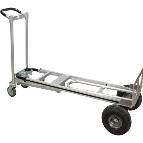 3-in-1 Convertible Hand Truck, Aluminum, 600 lbs. Capacity Dufferin Supply