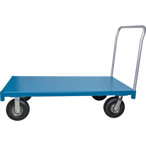 Heavy-Duty Platform Truck, 48" L x 24" W, 1200 lbs. Capacity, Flat Free Casters Dufferin Supply