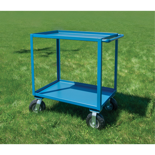 Outdoor Shelf Cart, 2 Tiers, 24" W x 39" H x 39" D, 1200 lbs. Capacity Dufferin Supply