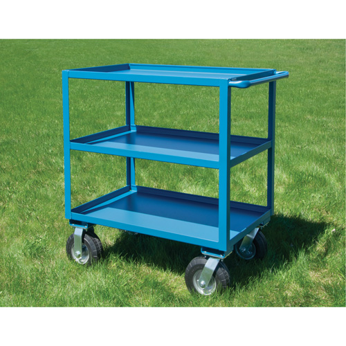 Outdoor Shelf Cart, 3 Tiers, 24" W x 39" H x 51" D, 1200 lbs. Capacity Dufferin Supply
