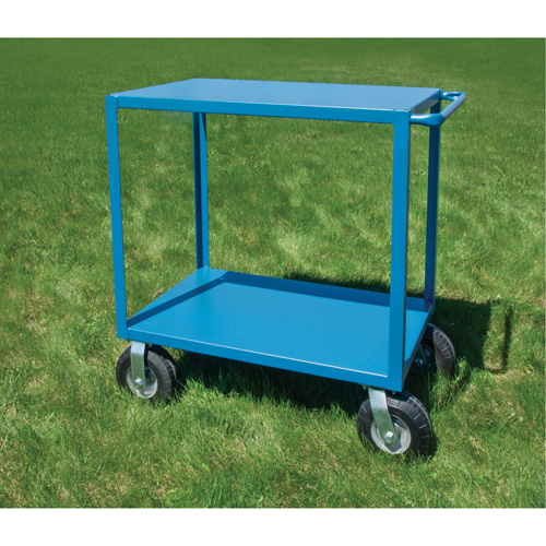 Outdoor Shelf Cart, 2 Tiers, 24" W x 39" H x 51" D, 1200 lbs. Capacity Dufferin Supply