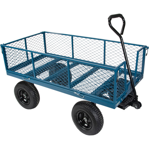 Wagon with Drop Sides, 24" W x 48" L, 800 lbs. Capacity Dufferin Supply