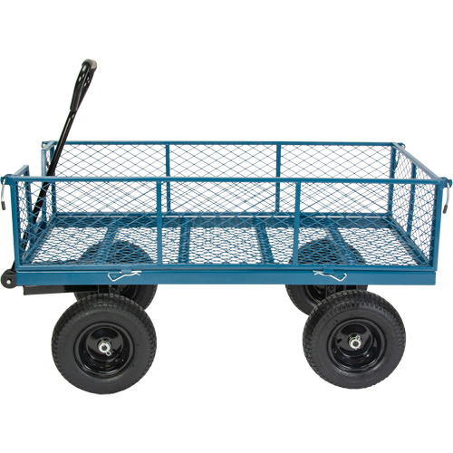 Wagon with Drop Sides, 24" W x 48" L, 800 lbs. Capacity Dufferin Supply
