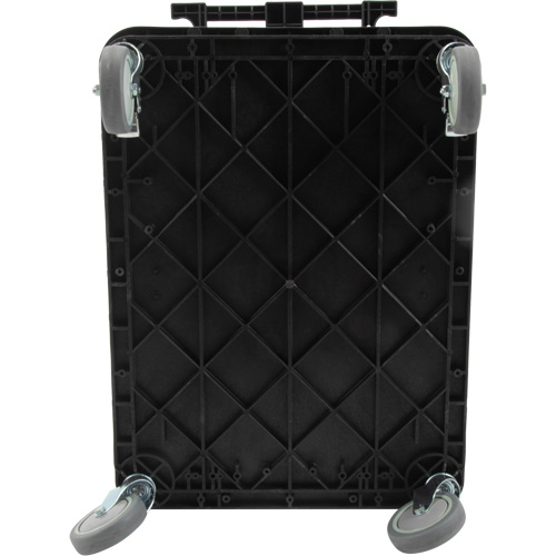 Chariot utilitaire avec tablette &agrave; bordure profonde, 3 tiers, 19" x 39-1/2" x 28-1/4", Capacit&eacute; 330 lb Dufferin Supply