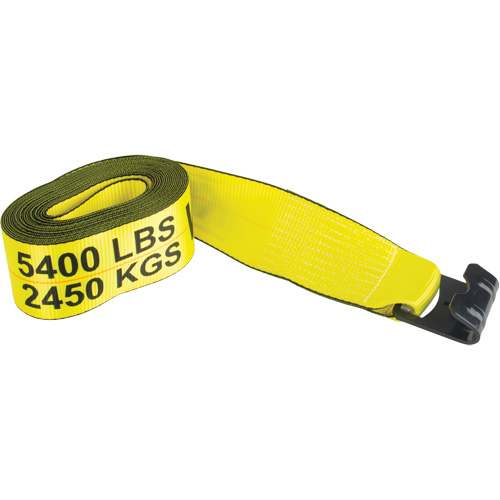 Tendeur d'arrimage logistique, Crochet plat, 4" , 30' , Charge d'utilisation max. 5400 lb (2449 kg) Dufferin Supply