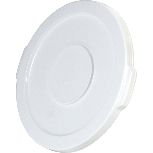 Round Brute&reg; Tops, Flat Lid, Plastic/Polyethylene, Fits Container Size: 15-5/8" Dia. Dufferin Supply