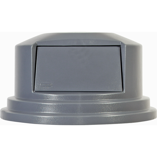 Round Brute&reg; Tops, Dome Lid, Plastic/Polyethylene, Fits Container Size: 26-1/2" Dia. Dufferin Supply