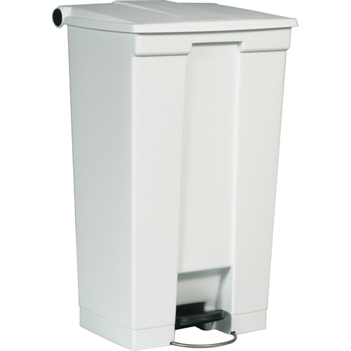 Flat Top Trash Can, Polyethylene, 23 US gal. Capacity Dufferin Supply