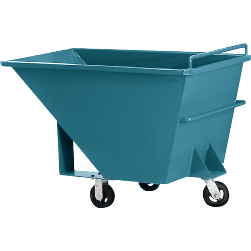 Chariot basculeur en acier, Acier, 1/2 vg³, Capacit&eacute; de charge de 2000 lb Dufferin Supply