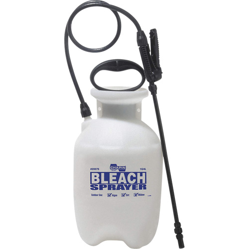R&eacute;servoir avec pulv&eacute;risateur deau de javel pour d&eacute;sinfecter, 1 gal. (3,8 L), Polypropyl&egrave;ne, Lance de 12" Dufferin Supply