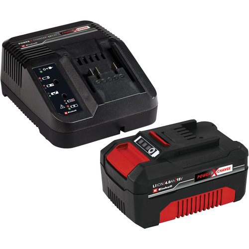 Power X-Change Battery & Charger Starter Kit, Lithium-Ion, 18 V Dufferin Supply