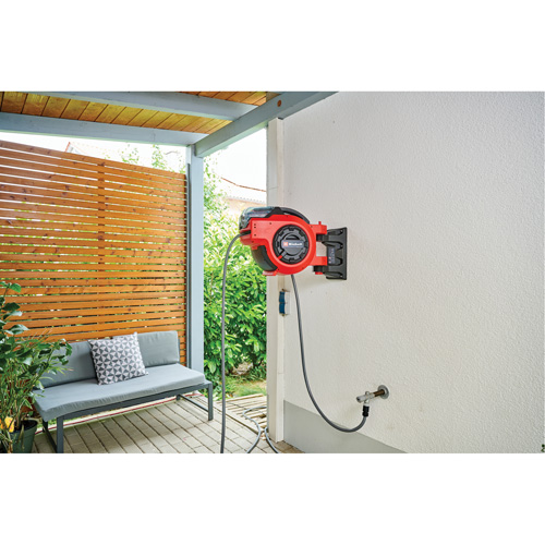 Cordless Water Hose Reel, 100' Dufferin Supply