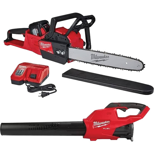 Cordless Chainsaw & Blower Kit, 16", Battery Powered, 18 V Dufferin Supply