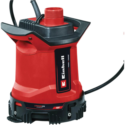 Cordless Clean & Dirty Water Submersible Pump (Tool Only), 18 V, 1849 GPH Dufferin Supply