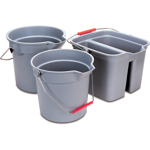 Brute&reg; Bucket, 3.5 US Gal. (14 qt.) Capacity, Grey Dufferin Supply