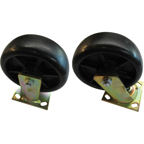 Steel Self-Dumping Hoppers - Caster Sets For Hoppers Dufferin Supply