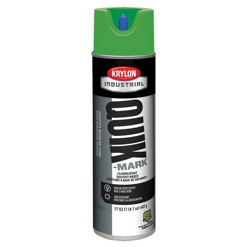 Industrial Quik-Mark Solvent-Based Inverted Marking Paint, 17 oz., Aerosol Can Dufferin Supply