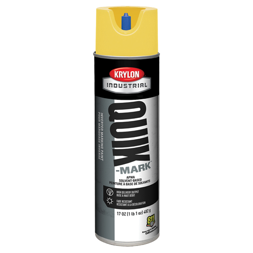 Peinture de marquage industrielle invers&eacute;e &agrave; base de solvant Quik-Mark, 17 oz, Canette a&eacute;rosol Dufferin Supply