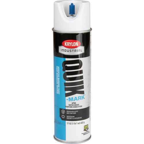 Peinture de marquage industrielle invers&eacute;e &agrave; base d'eau Quik-Mark, 17 oz, Canette a&eacute;rosol Dufferin Supply
