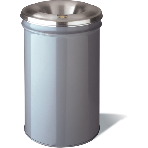 Cease-Fire&reg; Waste Cans, Metal, 4.5 US Gal. Dufferin Supply