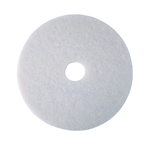 Floor Pad, 17", Polish, White Dufferin Supply