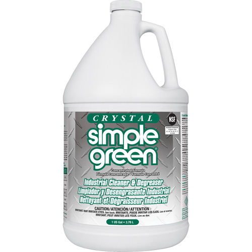 Crystal Simple Green&reg; Industrial Cleaner & Degreaser, 1 gal., Jug Dufferin Supply