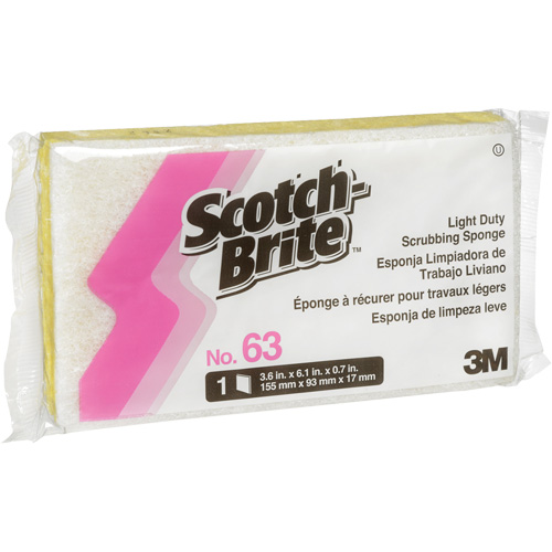 &eacute;ponge &agrave; r&eacute;curer pour les petits travaux Scotch-Brite, Cellulose/&agrave; r&eacute;curer, 3-1/2" la x 6" l Dufferin Supply