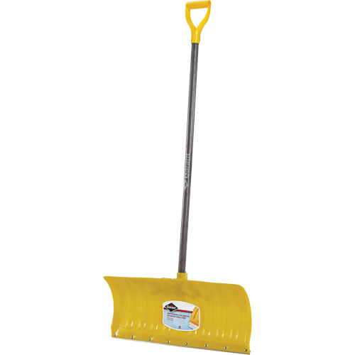 Alpine Snow Pusher, Polypropylene Blade, D-Grip Handle, 26" W Dufferin Supply