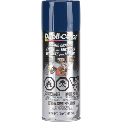 Peinture &agrave; &eacute;mail avec c&eacute;ramique pour moteur, Bleu Ford, Brillant, 12 oz, Canette a&eacute;rosol Dufferin Supply