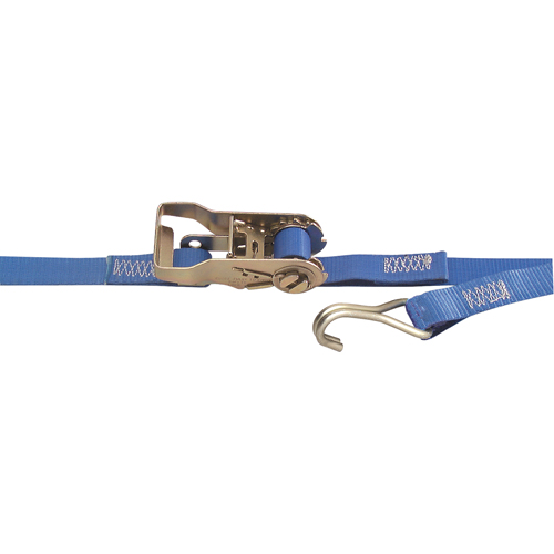 Heavy-Duty Utility Straps, Wire Hook, 1" W x 13' L, 167 lbs. (76 kg) Working Load Limit Dufferin Supply