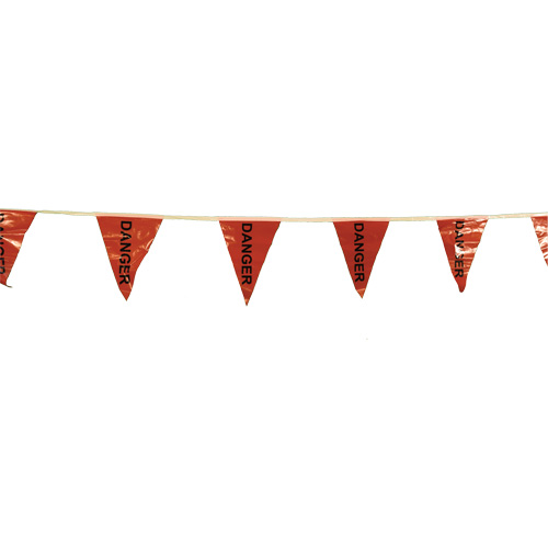 Pennants, 60' L, Red Dufferin Supply