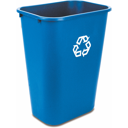 Recycling Container , Deskside, Plastic, 41-1/4 US Qt. Dufferin Supply