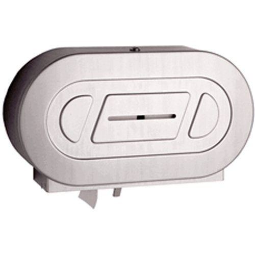 Twin Jumbo Toilet Paper Dispenser, Multiple Roll Capacity Dufferin Supply