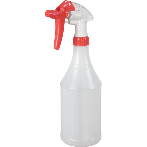 Round Spray Bottle with Trigger Sprayer, 24 oz. Dufferin Supply