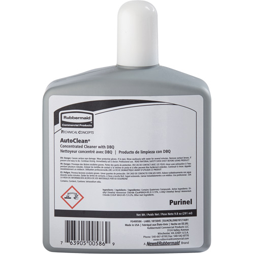 Replacement AutoClean&reg; Purinel&reg; Drain Maintainer & Toilet Cleaner, 9.8 oz., Bottle Dufferin Supply