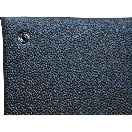 Tapis Comfort-King antistatique, 2' la x 3' lo x 3/8" &eacute;p, Rugueux, Bleu Dufferin Supply